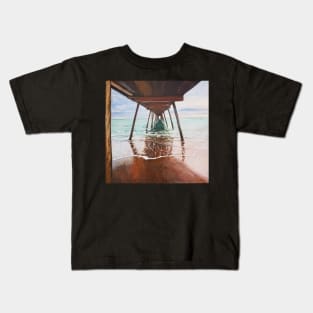 Under Glenelg Jetty Kids T-Shirt